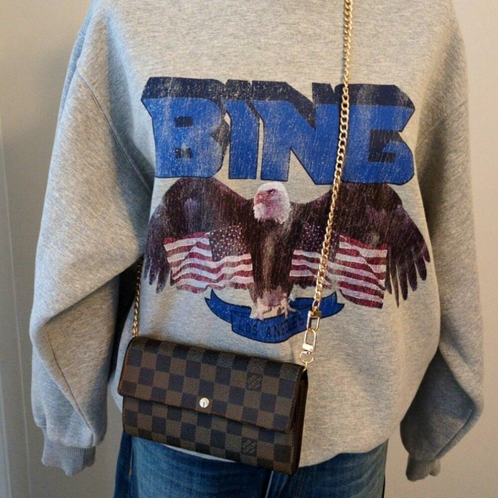 Louis Vuitton Sarah Long Wallet in Damier Ebene - Picture 13 of 13